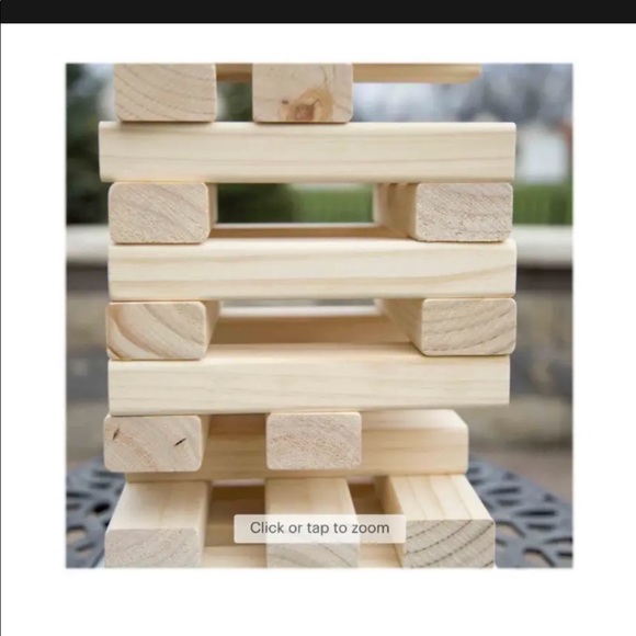 Nontraditional Giant Wooden Blocks Tower Stacking Game by Hey! Play! - Picture 10 of 10